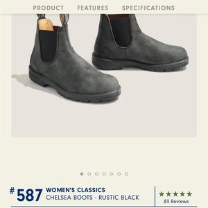 Blundstone 587 in rustic black.